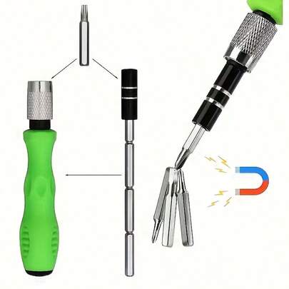 32-In-1 Precision Screwdriver Set, Magnetic & Flat Head Screwdrivers, Easy To Carry, Suitable For Repair, Furniture, Smartphones, Cameras And Tools, Industrial And Household Essential, Great Gift For Easter, Thanksgiving, Mother's Day, Father's Day