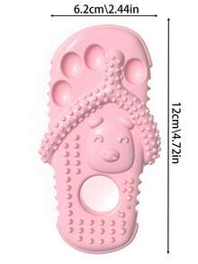 1件装幼犬宠物玩具，狗狗拖鞋造型磨牙玩具，猫狗磨牙棒 - 彩色 - 查看 2