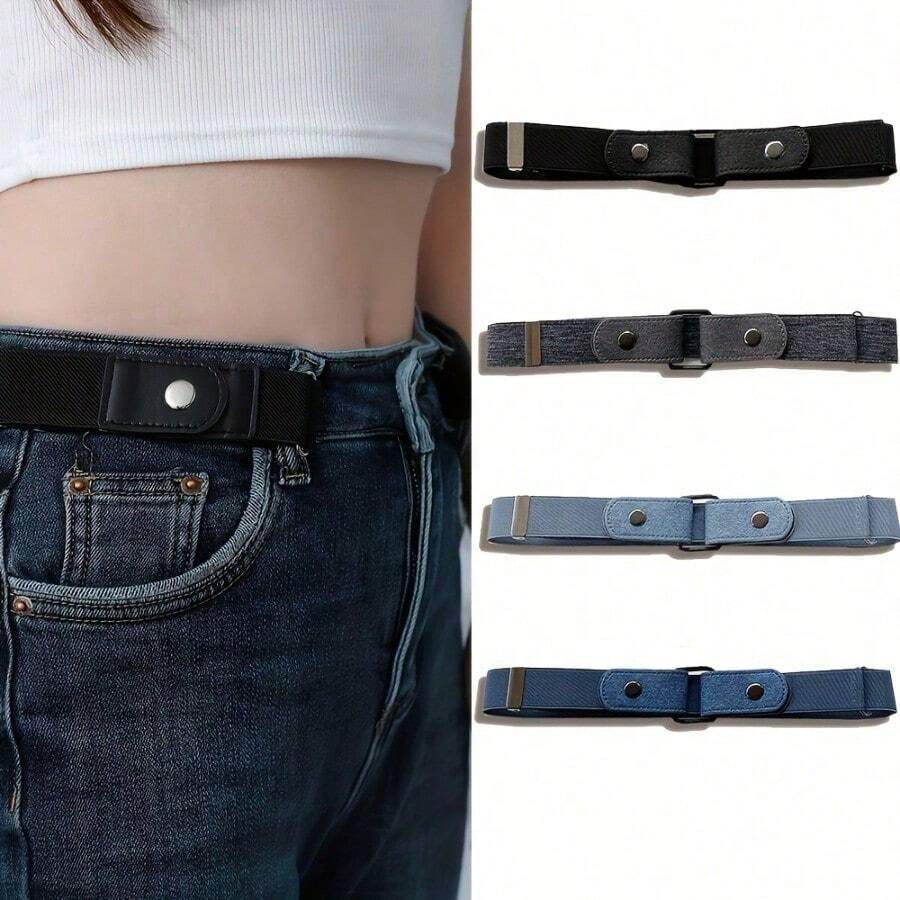 Equipped With An Elastic Waistband Set With Hidden Stretch Belts, Suitable For Casual And Formal Wear, The Vintage Style Is Ideal For Women's Daily Commuting, Birthdays, Thanksgiving, Valentine's Day, Mother's Day, Graduation Ceremonies, Parties, And Festivals, Making It A Perfect Gift Choice. - Light Blue - 查看 1