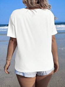 Women T-Shirts - 白色 - 查看 4