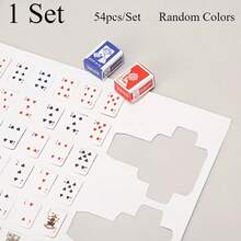 54pcs Funny Cute Mini Playing Cards - Portable Travel Size, Durable Plastic Cards, Portable Entertainment Card Set, Suitable For Parties, Group Activities, Interactive Entertainment, Holiday Games, Birthday Celebrations And Unique Gifts - Multiple Styles - View 10