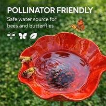 [3D] Outdoor Garden Decor - Bee Bath And Bird Bath, Designed As Drinking Station For Butterflies And Pollinating Insects - A - View 4