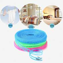 Heavy Duty Nylon Clothesline 3Pcs 5m, Windproof Camping Drying Rope For Travel Home - 3 Pack - View 4