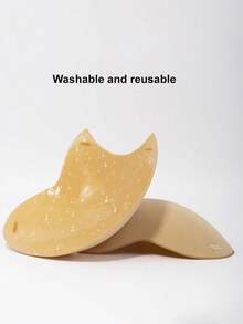 Áo ngực dán nâng ngực cài đôi phía trước, áo ngực không dây, không lưng, vô hình, áo ngực silicon thoáng khí có thể tái sử dụng, thích hợp cho váy cưới, trang phục hở lưng và mặc hàng ngày. - Nhiều màu - Xem 6