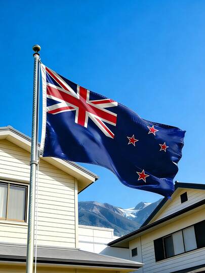 1pc New Zealand National Flag 90x150CM / 3x5 Feet, Large New Zealand Flag, Double-Sided Design, Suitable For New Zealand Party Decoration, World Cup Football Party, Bar, Garden, Indoor And Outdoor Decoration, Holiday Celebration