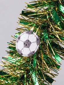 1/2pcs (2m*0.09m) World Cup Decorative Ribbon, Football Decoration Scene Arrangement Ribbon, Metallic Wire Garland - Multicolor - View 9