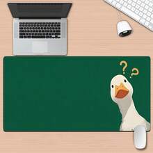 1 tấm lót chuột hình vịt dễ thương, thiết kế vịt dấu hỏi, tấm lót chuột máy tính cỡ lớn, đế chống trượt bằng silicon, phù hợp với chuột và bàn phím không dây, lý tưởng cho người chơi game văn phòng và tại nhà. Tấm lót chuột, tấm lót bàn phím, tấm lót chuột chơi game, phụ kiện chơi game, phụ kiện bàn làm việc văn phòng. - Con vịt bối rối, màu xanh đậm - Xem 16