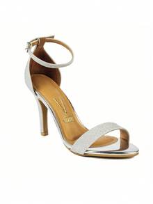 Vizzano Women's High Heel Sandal Original Fashion - 銀色 - 查看 8