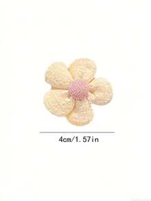 10pcs Butterfly & Flower Fabric Hair Clips, Sweet Girl Hair Accessories, Suitable For Daily Wear - Multicolor - View 3