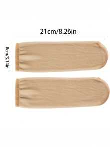 5 đôi tất nữ mùa hè không đường may, trong suốt, thoáng khí, cổ thấp đính pha lê - Nhiều màu - Xem 5