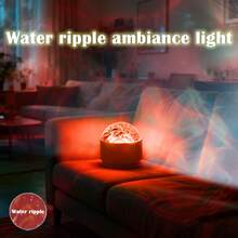 1pc Water Wave Breathing Light, Romantic Decor For Cozy Nights, 16 Color Gradient Flashing Breathing Atmosphere Lamp, USB Powered, Create Warm Ambiance At Home, Multicolor Breathing Mood Light, Birthday/Valentine's Gift, Suitable For Bedroom, Study, Office And More - Breathing Light - View 6