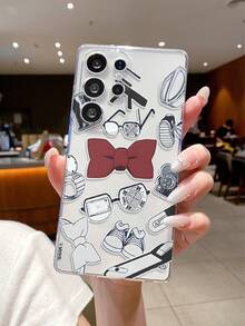 Mixed Animal Basketball Ocean Lace Spider Web Print Protective Case For Galaxy S24 S25 S26 Shockproof TPU Cover - Multicolor - View 2