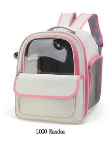 宠物背包，大型猫狗旅行背包，透明胶囊式宠物包，猫狗用品，透气便携手提包，旅行包，圣诞节/情人节礼物（图案随机） - 彩色 - 查看 17