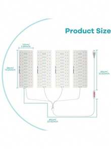 Luz LED de cultivo con 5 niveles de atenuación alimentada por USB, temporizador automático, panel cuántico de 5V para plantas de interior, semilleros, suculentas, acuarios, invernaderos, carpas, bonsái, vegetales, frutas, cactus, musgo y flores - Lámpara LED para cultivo de plantas: luz solar - Ver 11