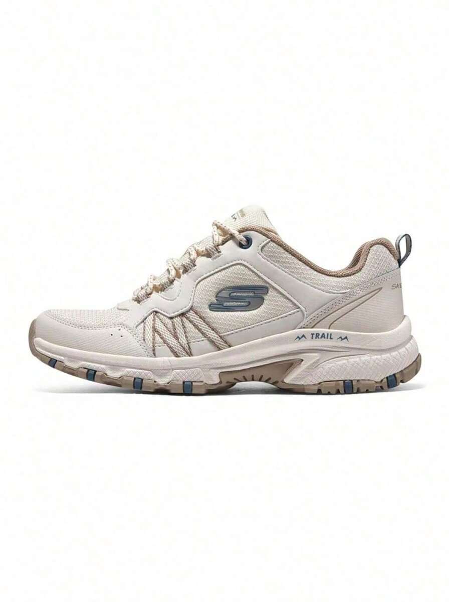 Skechers 女士舒适透气防滑减震耐用户外徒步复古运动鞋 - 乳白色 - 查看 1