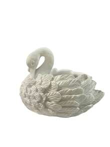 Elegant Swan Resin Succulent Planter - Exquisite White Swan Design With Delicate Feather Texture, Perfect For Succulents, Cacti And Small Plants On Windowsills, Desktops And Patios. Adds An Elegant And Charming Atmosphere, A Charming Decorative Storage Item For Beauty Lovers. - Multicolor - View 13
