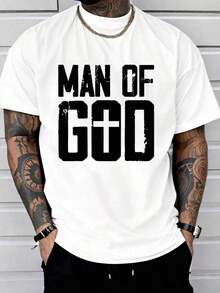 Camiseta 100% Algodón Hombre de Dios Yo Jesús Camiseta Gráfica para Mujeres y Hombres - Blanco - Ver 5