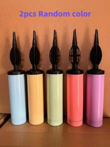 5/4/3/2/1pc Large/Small Portable Balloon Air Pump, Handheld Manual Air Pump Suitable For Balloons, Perfect For Christmas, Birthday, Wedding Party Decoration, Multiple Colors Available [Please Check Size Before Ordering] - X - View 14