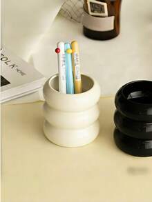 Hộp đựng bút dễ thương, hộp đựng bút để bàn sáng tạo, hộp đựng bút chì và văn phòng phẩm, phụ kiện bàn làm việc thời trang, dụng cụ lưu trữ trong lớp học, đồ dùng học tập, trang trí bàn làm việc tại nhà, giá đỡ bút đa chức năng. - Nhiều màu - Xem 13