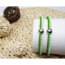 MANYC Basketball Bracelets Adjustable For Boys, Girls, And Adults Handmade Gifts For Basketball Players - 隨機樣式2 - 查看 2