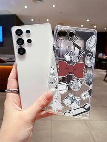 Mixed Animal Basketball Ocean Lace Spider Web Print Protective Case For Galaxy S24 S25 S26 Shockproof TPU Cover - Multicolor - View 3