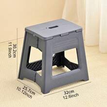 Lightweight Durable Foldable Stool With Handle - Ideal For Kitchen, Bathroom, Camping, Hiking, BBQ - Multicolor - View 17
