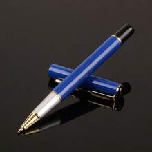High-End Red Metal Ballpoint Pen, Office Stationery, Smooth Writing, Water-Based Ink - Red - View 6