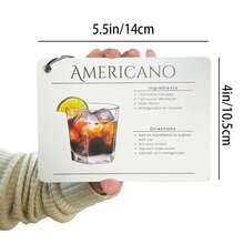 Bộ 27 thẻ công thức pha chế cocktail, cẩm nang dành cho người mới bắt đầu pha chế đồ uống tại nhà và trong các bữa tiệc. - A - Xem 4