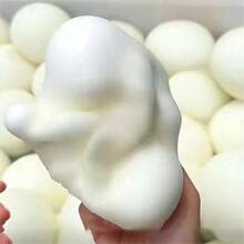 1个大型日式塑料蒸包，回弹缓慢，可在课堂上挤压以缓解压力并帮助学生发泄情绪 - 彩色 - 查看 10