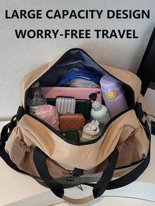 Túi xách nylon dung tích lớn, túi hành lý nhiều ngăn, túi tập gym có ngăn đựng giày riêng, túi đựng đồ ướt và khô, túi du lịch đa năng, túi tập luyện nhẹ, phù hợp cho học sinh, bác sĩ, y tá, giáo viên, nhân viên văn phòng, doanh nhân, phòng tập gym, bệnh viện, du thuyền, trường học, sân bay, hoạt động ngoài trời, leo núi, tập luyện, làm việc, du lịch, nghỉ cuối tuần, quà tặng ngày lễ, quà sinh nhật. - Nhiều màu - Xem 4