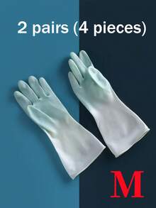 8pcs/4 Pairs High Quality Waterproof Anti-Slip Cleaning Gloves - Reusable Household Kitchen Dishwashing, Laundry And Cleaning Gloves, Non-Slip Comfortable For Kitchen, Bathroom Cleaning, Cleaning Supplies, Cleaning Tools And School Supplies - Green - View 14
