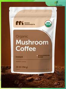 Fresh Look Same Trusted Quality|Micro Organic Instant 10 In 1 Mushroom Coffee Powder|28 OZ(794g) - 1pack - View 1