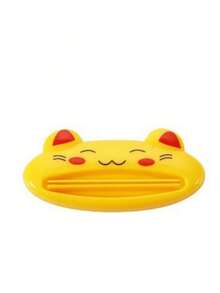 4pcs Toothpaste Squeezer, Dispenser, Holder, Face Wash, Toothpaste Squeeze Device, Manual Press And Squeeze Tool, Cute Frog, Panda, Pig, Cat, Bear, Lip Shaped Toothpaste Squeezer, Christmas & New Year Gift - Multicolor - View 15