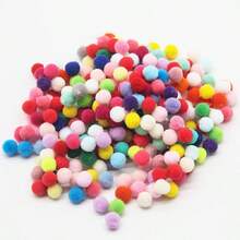 230 quả cầu bông hỗn hợp 8mm, mềm mại, bông xù, hình macaron, bông xù Giáng sinh, nhiều màu sắc, hiệu ứng chuyển màu, đồ trang trí thủ công DIY - Quả cầu lông 8mm - Xem 18