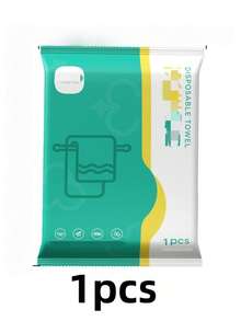 20/10/5/1 chiếc khăn tắm dùng một lần, khăn nén, khăn mặt bằng cotton dày, đồ dùng du lịch khách sạn, khăn du lịch xách tay đóng gói riêng lẻ - trắng - Xem 12