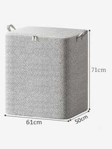 1pc Waterproof, Dustproof, Moisture-Proof Storage Box For Clothes, Blankets, Foldable Storage Bag, Suitable For Home Moving And Packing - Multicolor - View 12