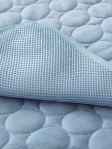 1pc Multi-Purpose Cooling Mat, Breathable & Washable Thin Pet Pad Suitable For Small/Medium/Large Cats & Dogs In Summer (Important Note: This Is A Thin Mat, Not A Thick Ice-Like Material) - Baby Blue - View 7