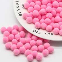 230 quả cầu bông hỗn hợp 8mm, mềm mại, bông xù, hình macaron, bông xù Giáng sinh, nhiều màu sắc, hiệu ứng chuyển màu, đồ trang trí thủ công DIY - Quả cầu lông 8mm - Xem 30