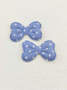 50pcs Ultrasonic Embossed Bow Tie DIY Hair Accessories - Bow - View 3