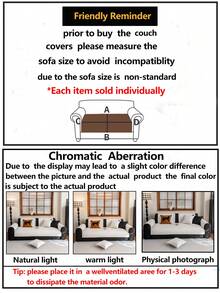 1件装四季通用沙发垫套，现代简约防滑沙发座垫保护套，防尘可水洗沙发套，绿色清新时尚，柔软不易褪色，宠物友好，适用于L型沙发和1/2/3/4座沙发 - 白色 - 查看 12