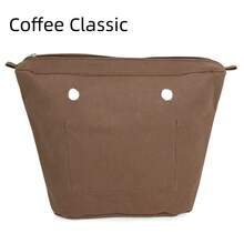 New 1pc Waterproof Obag Inner Classic Mini Canvas Organizer Insert Lining Zipper Pocket For Standard Classic Mini O Bag Accessoires - Multicolor - View 11