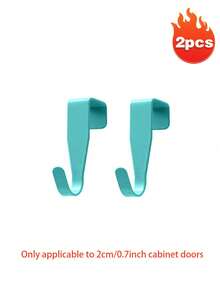 4pcs No Drill Wall Hooks, Multi-Purpose Wall Mounted Hooks For Hanging Clothes, Bags, Towels, Suitable For Home, Rental, Office, And Student Use, Great For Kitchen, Bedroom, Bathroom, Office, And Dorm Organization - Multicolor - View 16