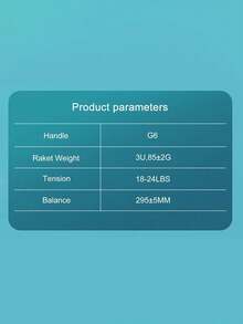 ALPSPORT POWER Composite Carbon Fiber 3U Badminton Racket <26lbs, Professional Attack Racket, Suitable For Beginners' Play - Multicolor - View 10