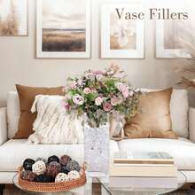 121pcs Fake Acrylic Ice Stones, Transparent Acrylic Fake Diamond Filler For Vases, Plastic Crystal Clear Fake Crushed Ice Stones, Acrylic Gems Suitable For Home Decor, Tabletop Scattering, Events, Wedding Decoration, Photo Props - 121pcs - View 10