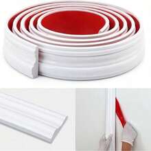 1 Roll Of Elegant Self-Adhesive Pvc Decorative Strips ,Wall Decorative Lines- Flexible And Bendable,Wall Edge Decoration For Walls, Floors And Cabinets - A - View 6