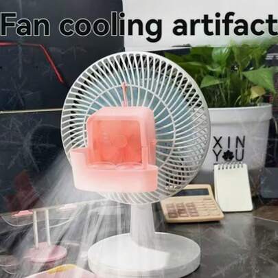 Bộ dụng cụ cầm tay 6 món, được thiết kế để làm mát và điều hòa không khí, phù hợp với quạt sàn và quạt bàn. Bộ dụng cụ này giúp tăng cường hiệu quả làm mát vào mùa hè, cho phép bạn thêm đá viên vào quạt để làm mát nhanh chóng.