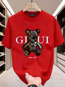 GucciS Modern Elegant And Timeless Classic USA-Shirt-LeeS/DiorSSNew Casual-Shirts Men And WomenUnisex Casual-Shirts - 紅色 - 查看 12