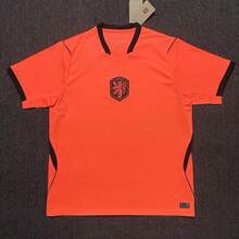 2026 Netherlands Style Orange Soccer Jersey, Minimalist Lion Badge, Breathable Lightweight Football Shirt - 預設 - 查看 4
