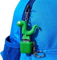 Rechargeable Keychain – Animal Fidget Toy With Sound & Colorful Lights, Anxiety Relief Button Keychain Adults - 1 - View 6