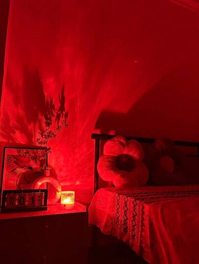 Đèn chiếu sóng 16 màu, với 16 màu sắc sống động, điều khiển cảm ứng/từ xa, cấp nguồn bằng USB, thích hợp trang trí phòng ngủ, phòng khách hoặc văn phòng, tuyệt vời cho đèn tường phòng ngủ tuổi teen (từ 14 tuổi trở lên).